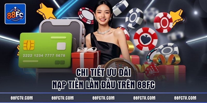 Chi tiết ưu đãi nạp tiền lần đầu trên 88FC