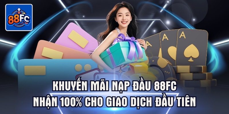 Khuyến mãi nạp đầu 88fc nhận 100 cho giao dịch đầu tiên