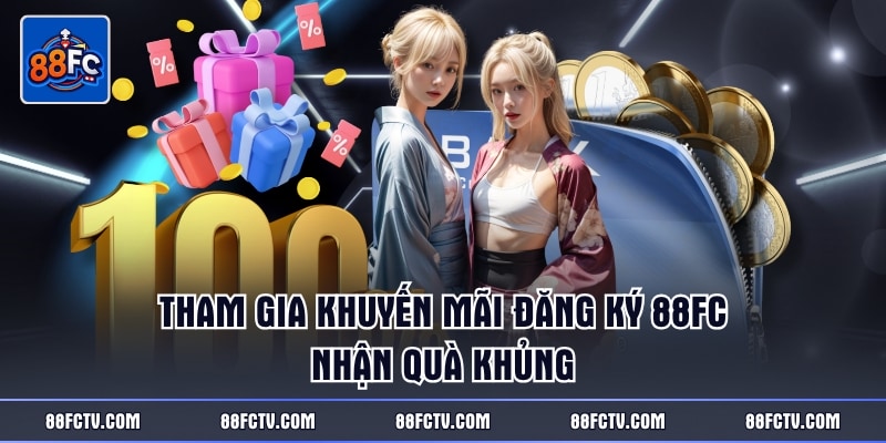 Tham gia khuyến mãi đăng ký 88FC nhận quà khủng